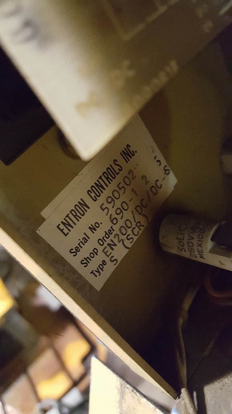 (1) PREOWNED STANDARD RESISTANCE WELDER COMPANY SPOT WELDER, S/N: 2242